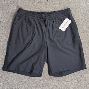 NWT Athleta Farallon Bermuda Shorts Black Stretch Size 1X Deep Pockets in Black